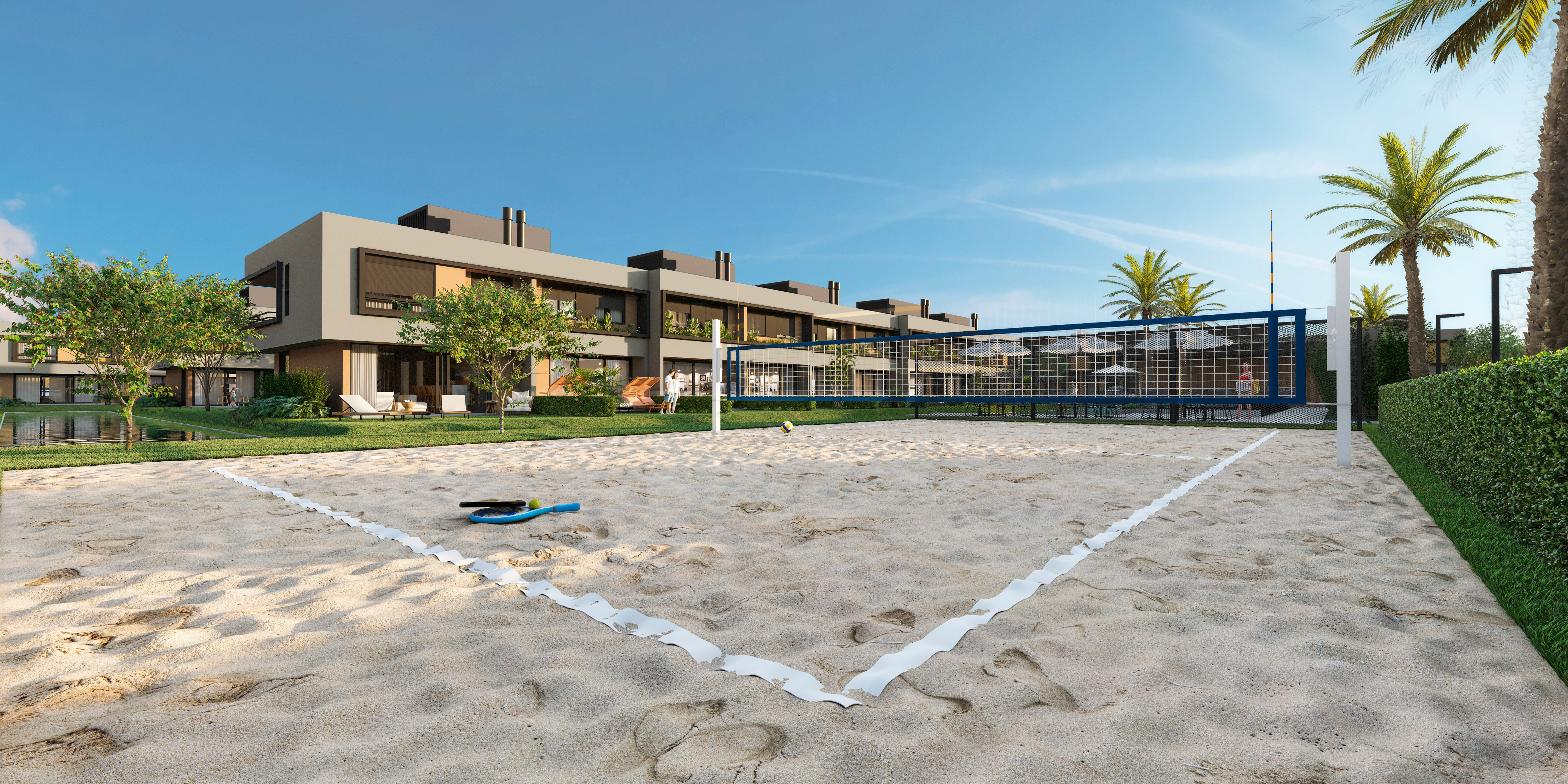 Quadra de areia — Beach tennis